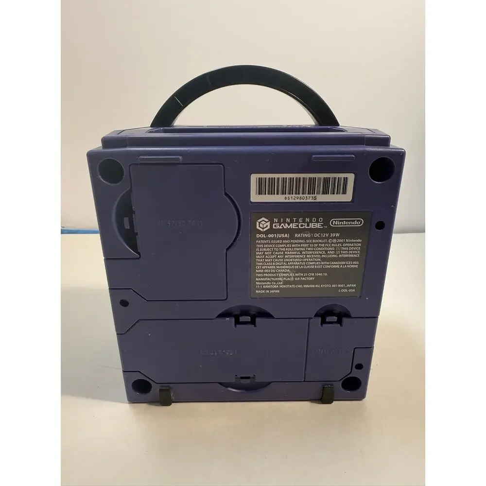 Nintendo Gamecube Purple Console Purple Controller AC AV Bundle NTSC-U/C A